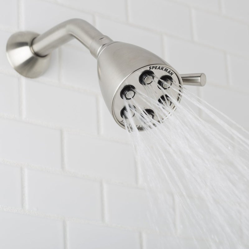 Speakman S-2252-BN Signature Brass Icon Anystream High Pressure Adjustable Shower Head, Brushed Nickel - Image 3